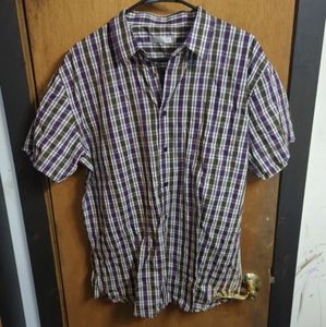 💥 Men's XL plaid dress shirt